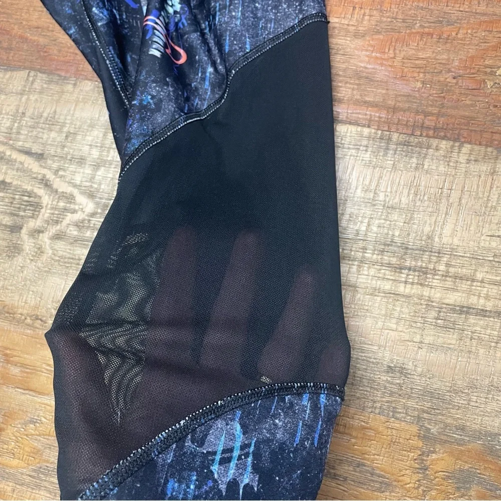 Nike Med Training Day Power Tights Dri-Fit Grafiti Print Graphic Print Leggings